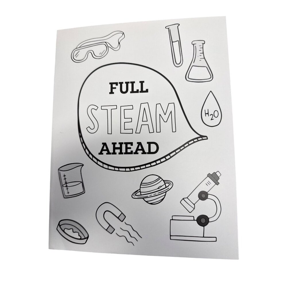 Full Steam Ahead STEM Science Activity Workbook Set For Kids 6 Pack Educational
